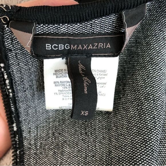 BCBG MaxAzria Caprice Geometric Peplum Jacquard Dress - Picture 10 of 16